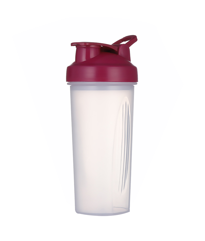 650 ml mode sport bouton couvercle conception épaissi fond de bouteille Anti-dérapant Texture de qualité alimentaire PP Shaker bouteille