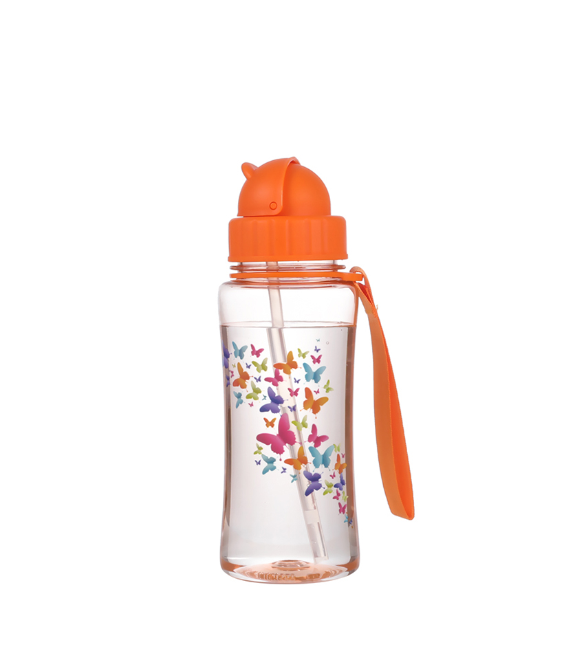 460 ml sans BPA, résistant aux chutes, durable, hygiénique et anti-poussière, facile à transporter Tritan Kids Bottle