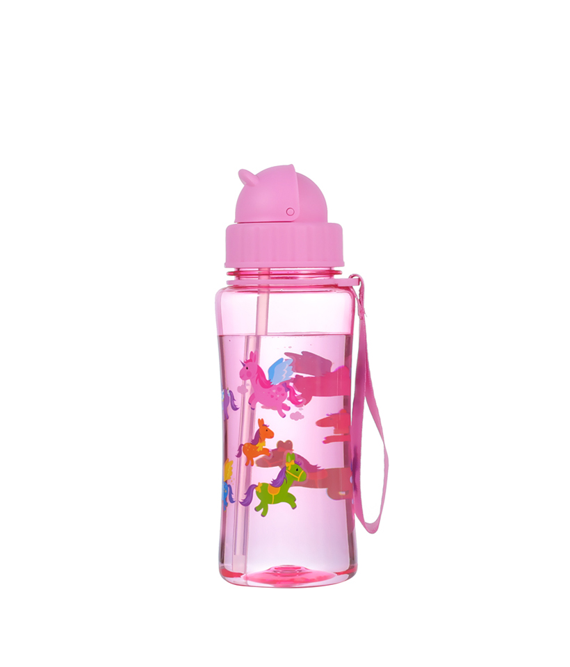 460 ml sans BPA, résistant aux chutes, durable, hygiénique et anti-poussière, facile à transporter Tritan Kids Bottle