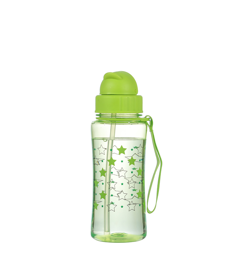 460 ml sans BPA, résistant aux chutes, durable, hygiénique et anti-poussière, facile à transporter Tritan Kids Bottle