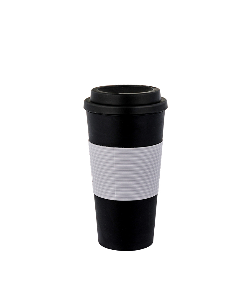 Tasse à café chaude en PP de qualité alimentaire à double isolation de 473 ml