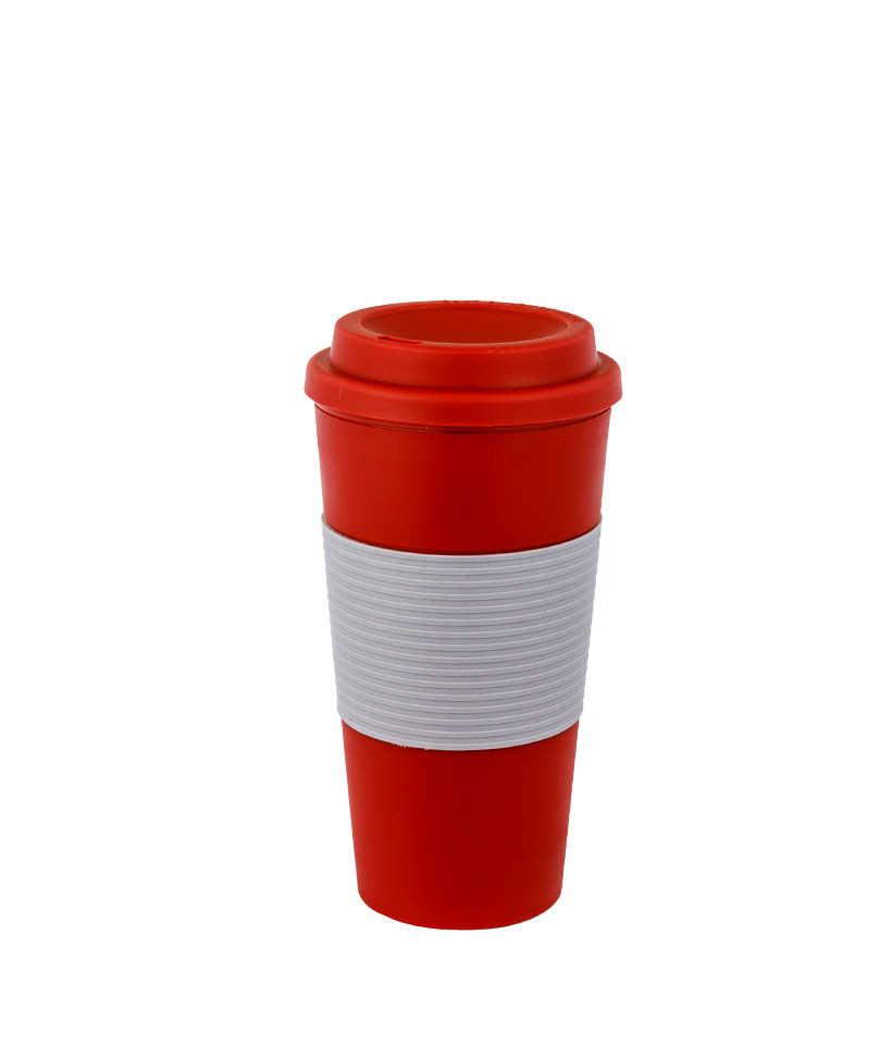 Tasse à café chaude en PP de qualité alimentaire à double isolation de 473 ml