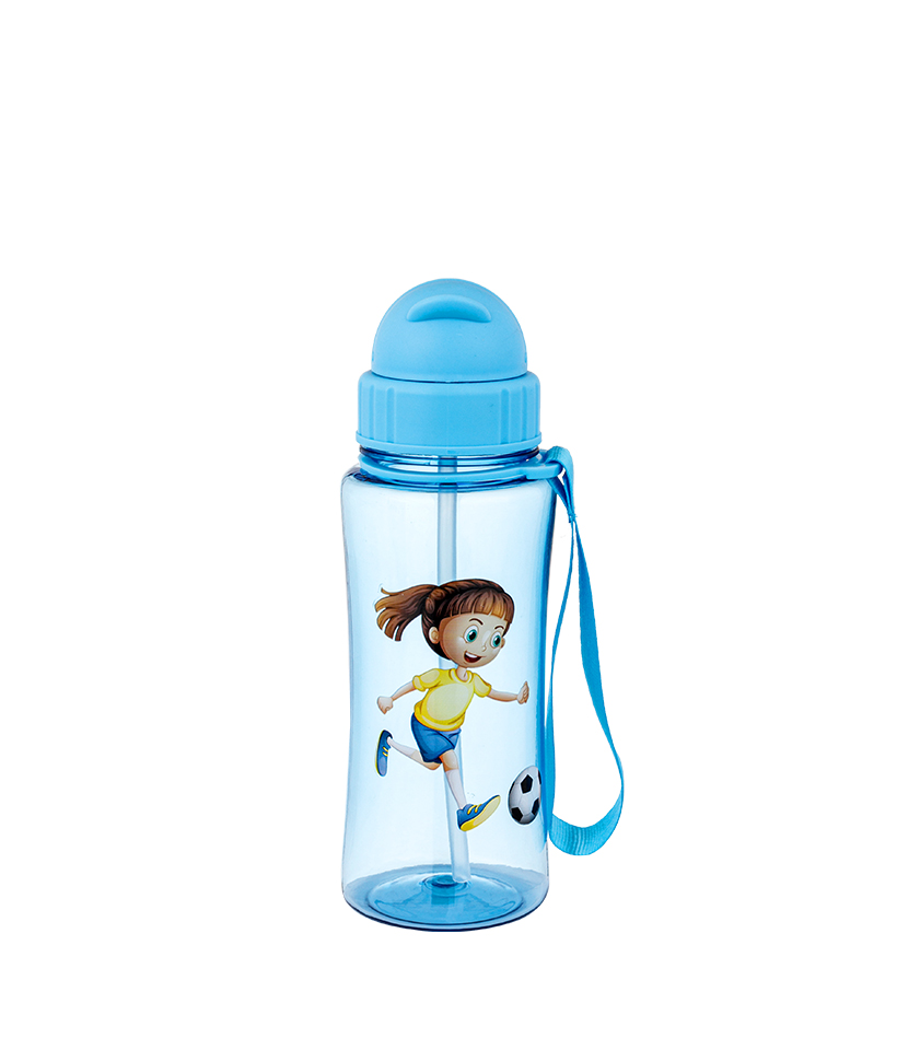 460 ml sans BPA, résistant aux chutes, durable, hygiénique et anti-poussière, facile à transporter Tritan Kids Bottle