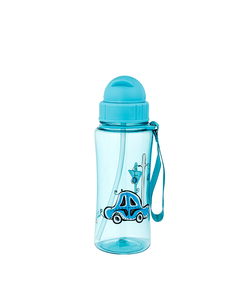 460 ml sans BPA, résistant aux chutes, durable, hygiénique et anti-poussière, facile à transporter Tritan Kids Bottle